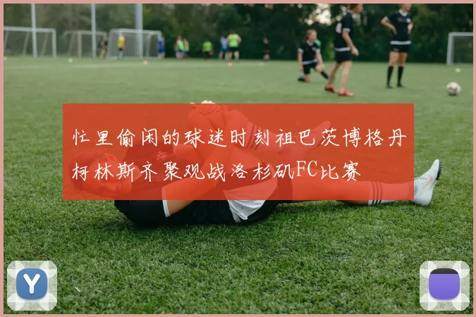 忙里偷闲的球迷时刻祖巴茨博格丹柯林斯齐聚观战洛杉矶FC比赛